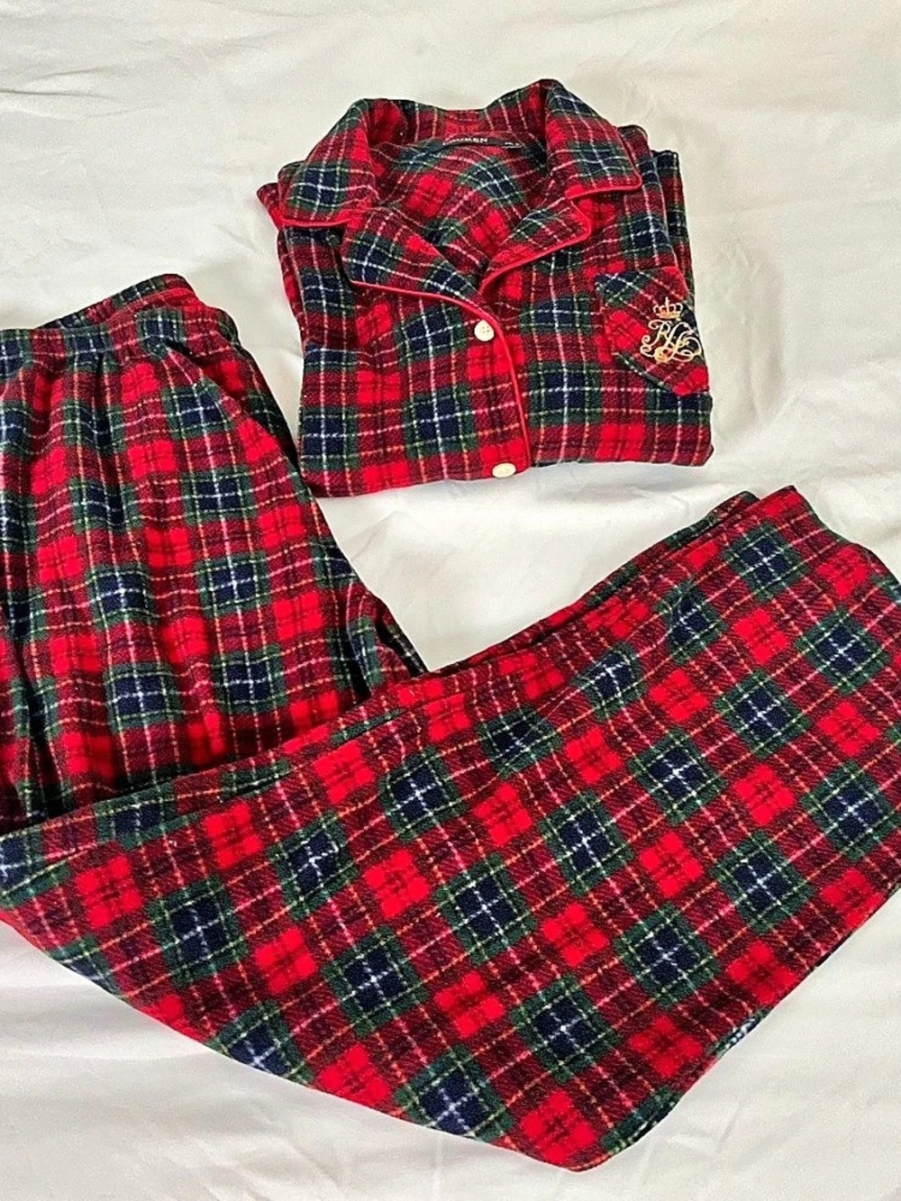 Ralph Lauren Women's plaid Pajama Set PXL